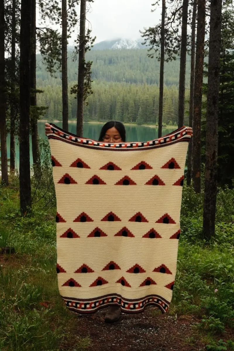 Crochet Kit - Point Camping Blanket 2
