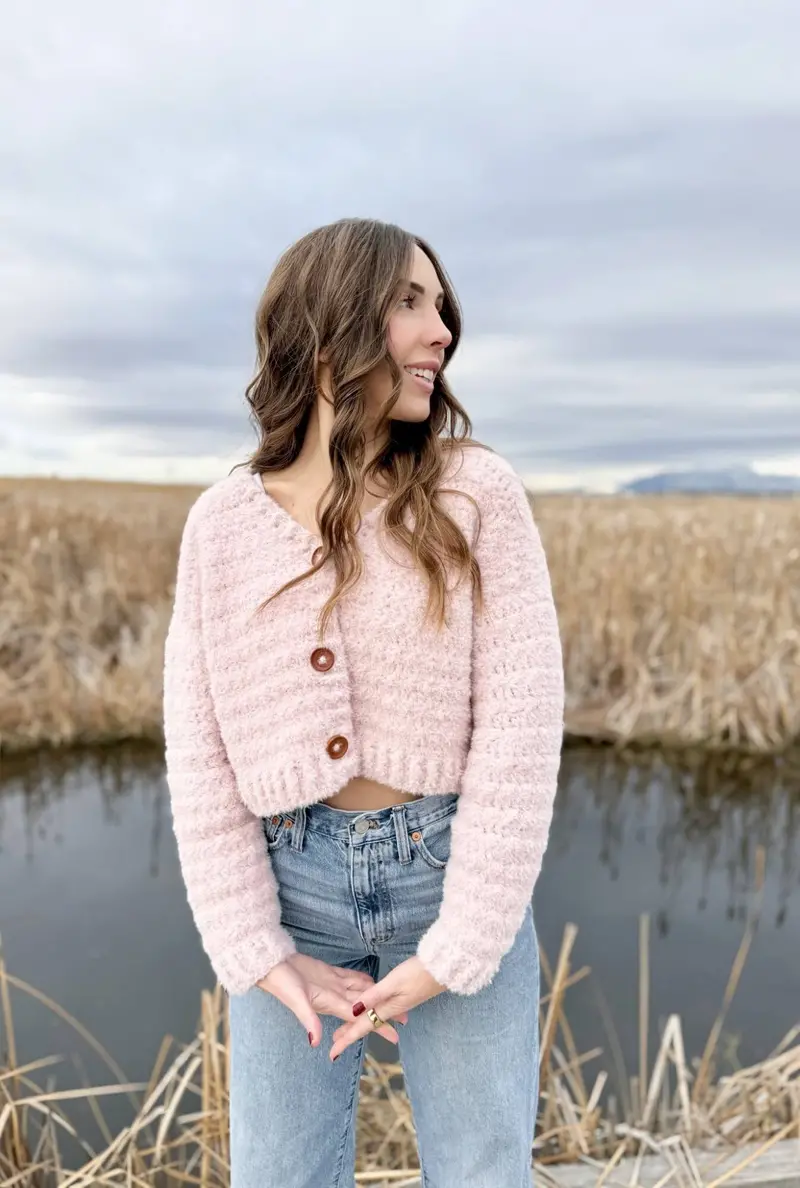 Crochet Kit - Posy Petal Cardigan 1
