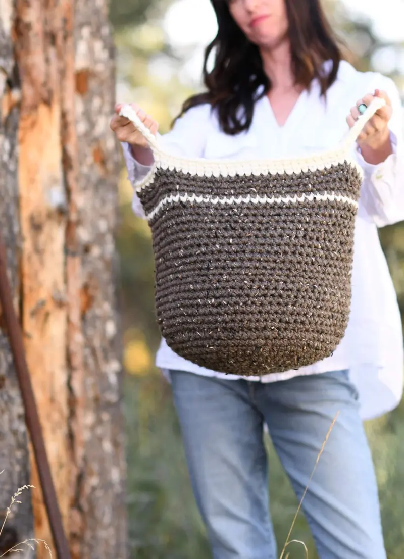 Crochet Kit - Prairielands Basket 2