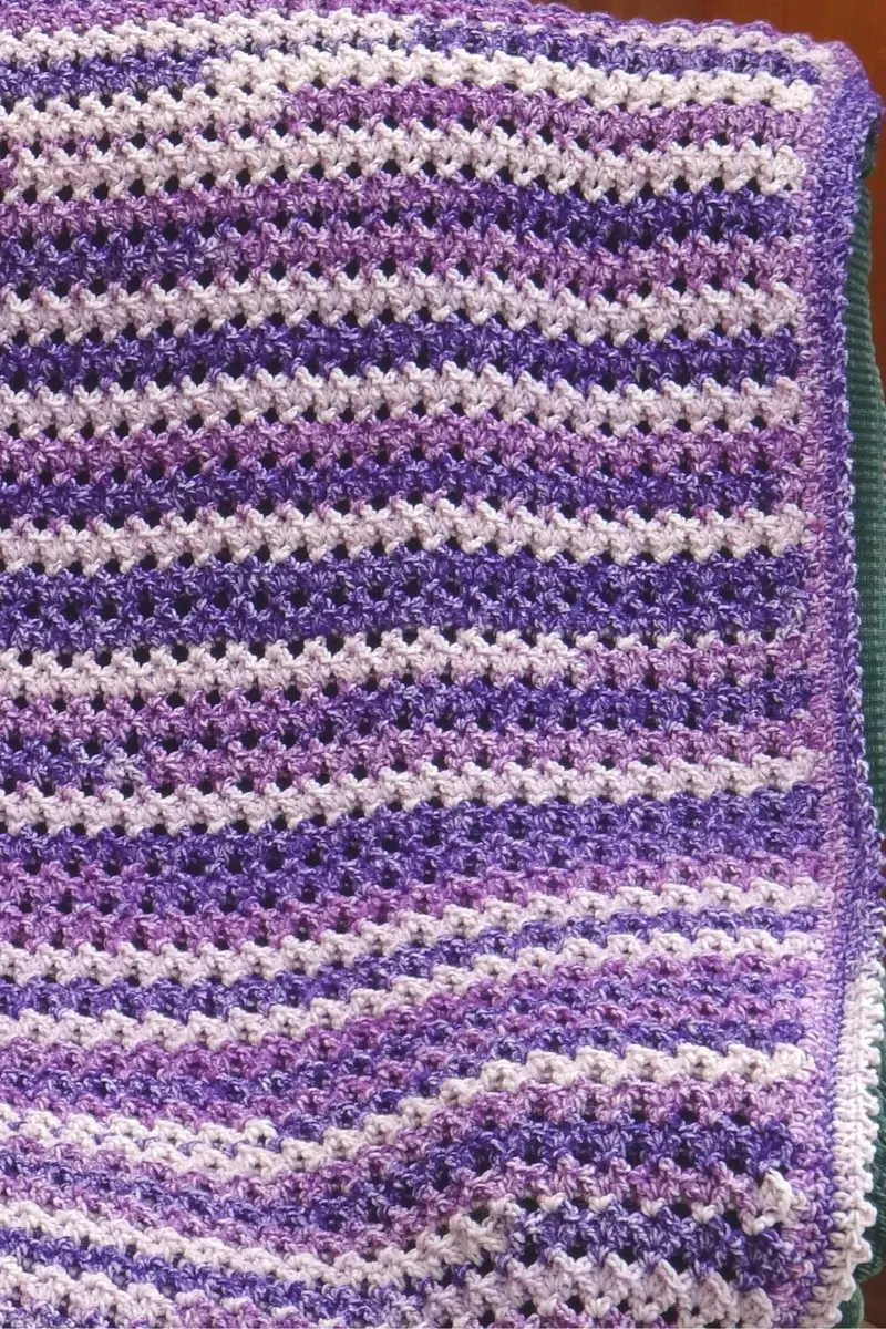 Crochet Kit - Purple Passion Throw 1