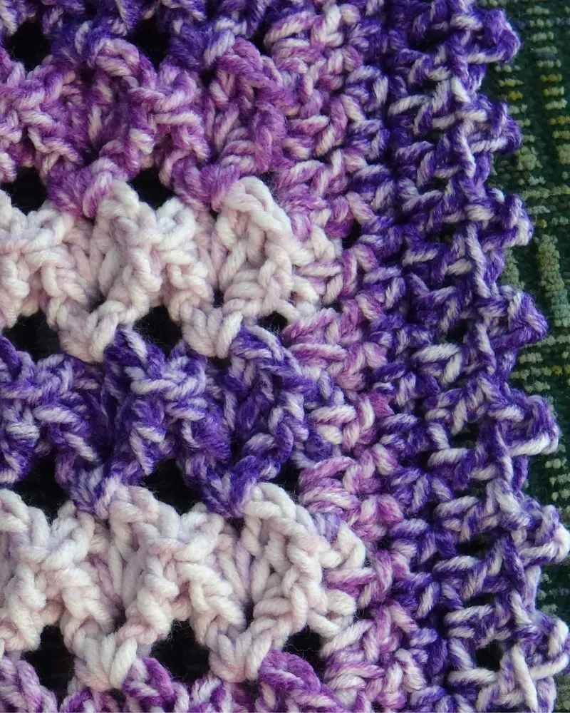 Crochet Kit - Purple Passion Throw 2