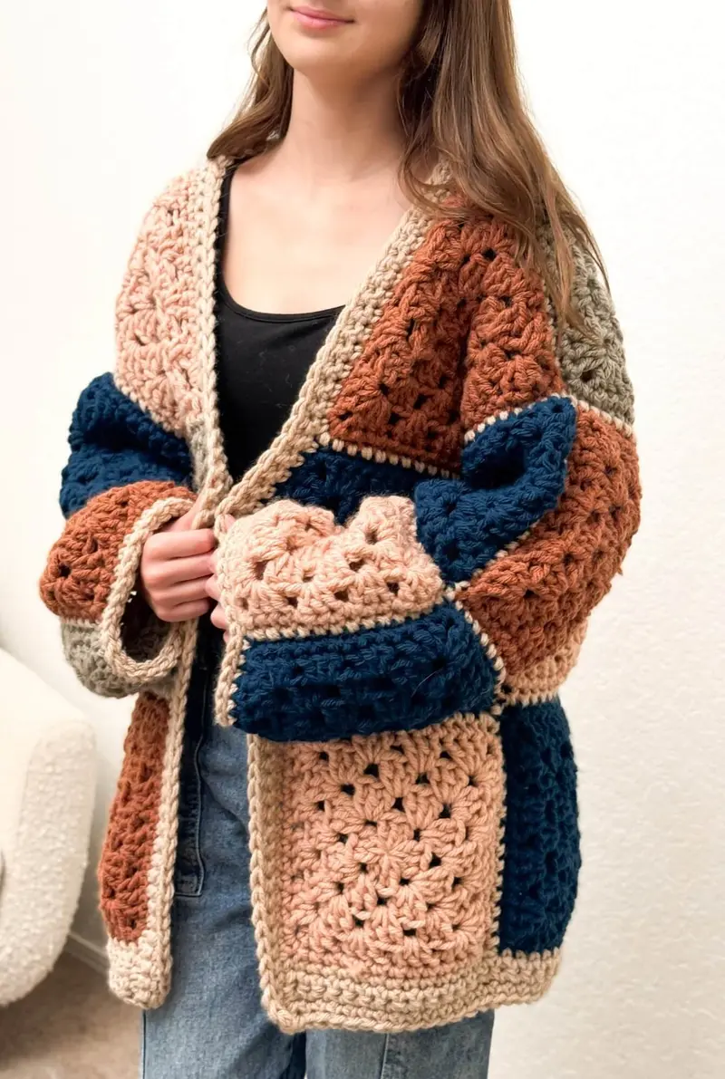 Crochet Kit - Quilted Puff Coat 1