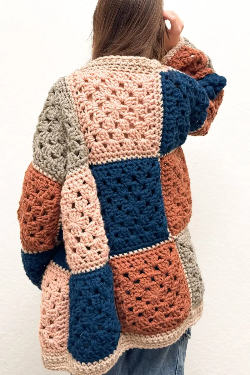 Crochet Kit - Quilted Puff Coat 2
