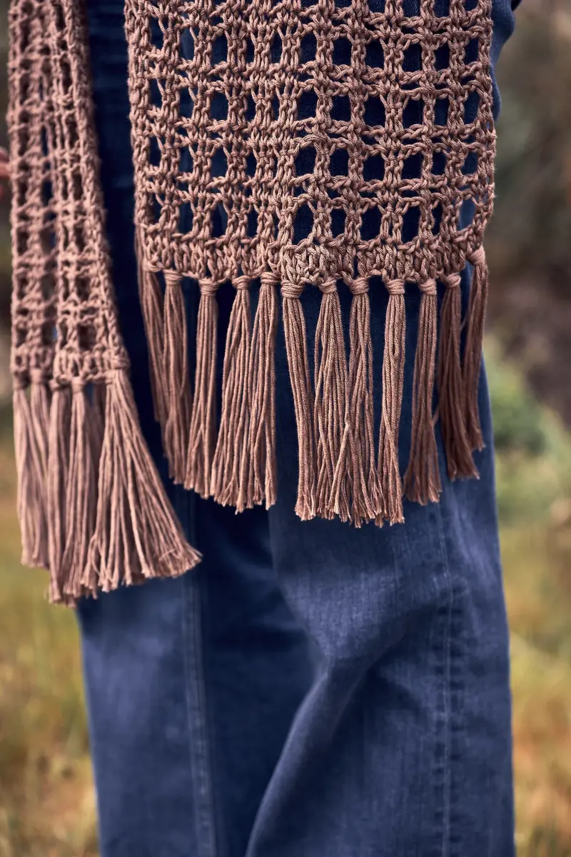Crochet Kit - Ranger Fringe Scarf 2