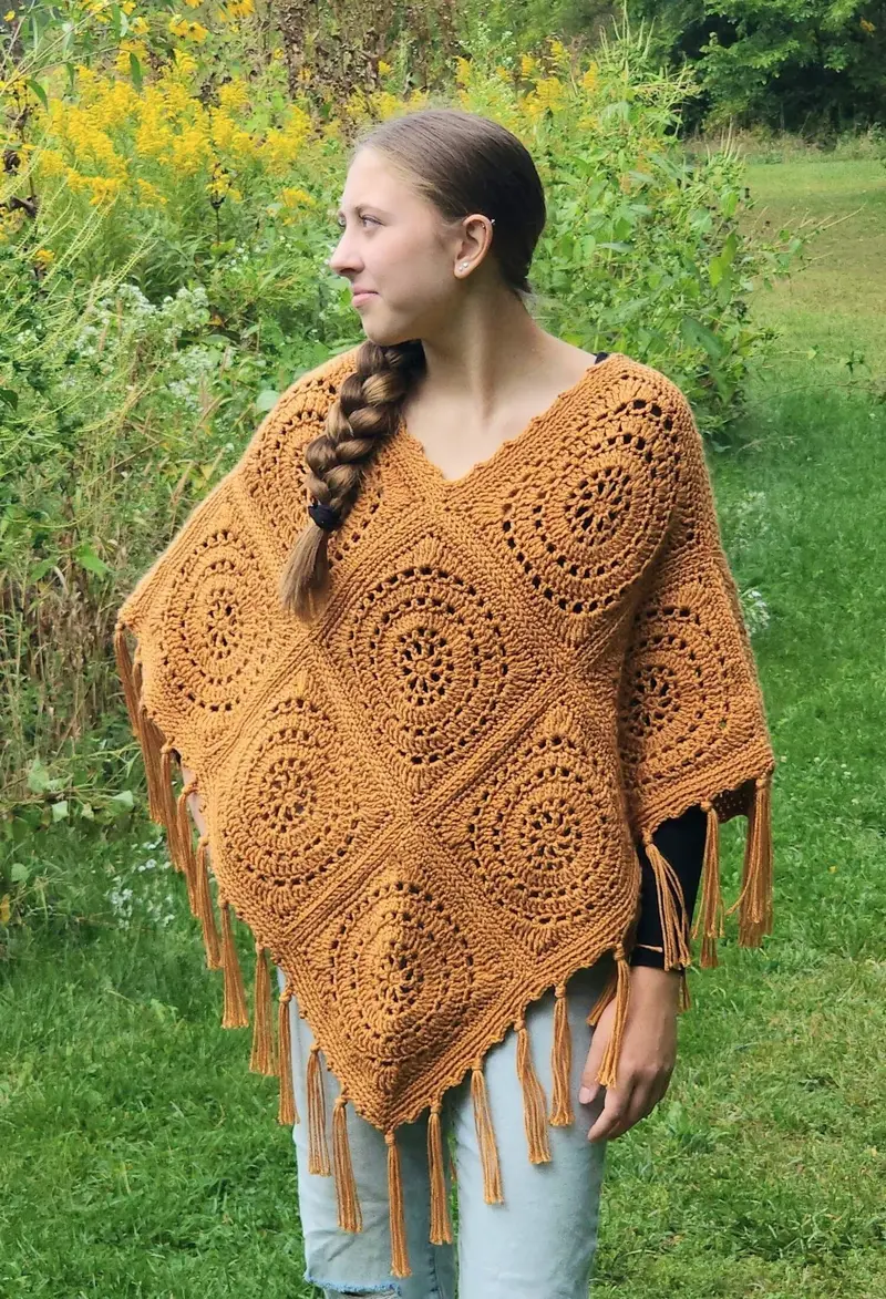 Crochet Kit - Reel Time Poncho 1