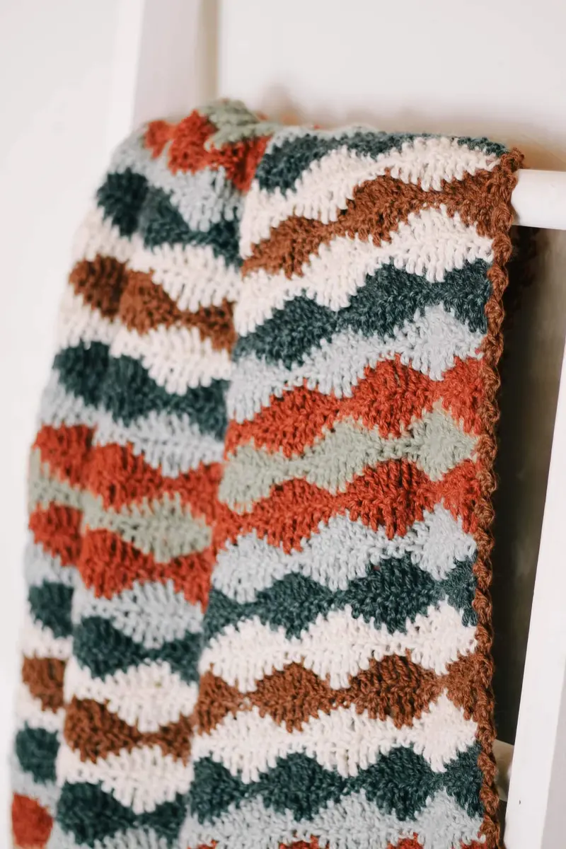 Crochet Kit - Reverb Waves Blanket 2