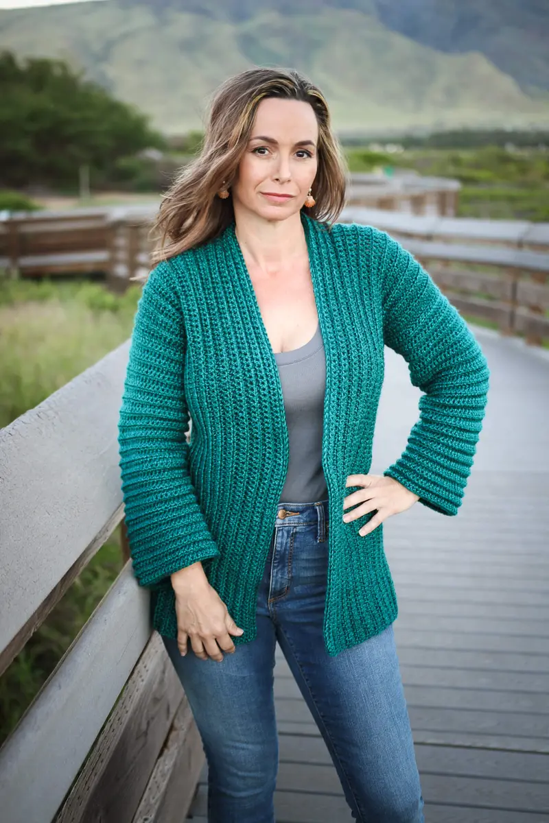 Crochet Kit - Ridge Trail Cardigan 1