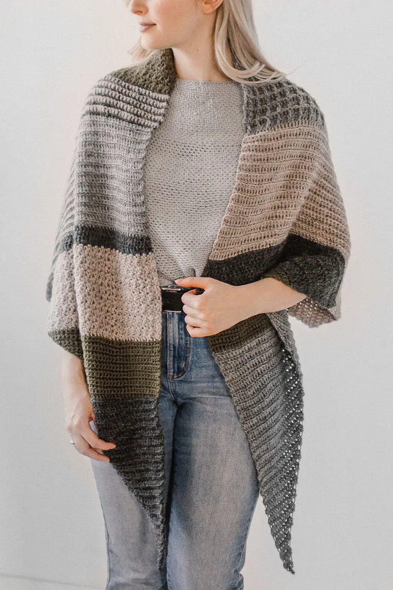 Crochet Kit - River Grove Wrap 1