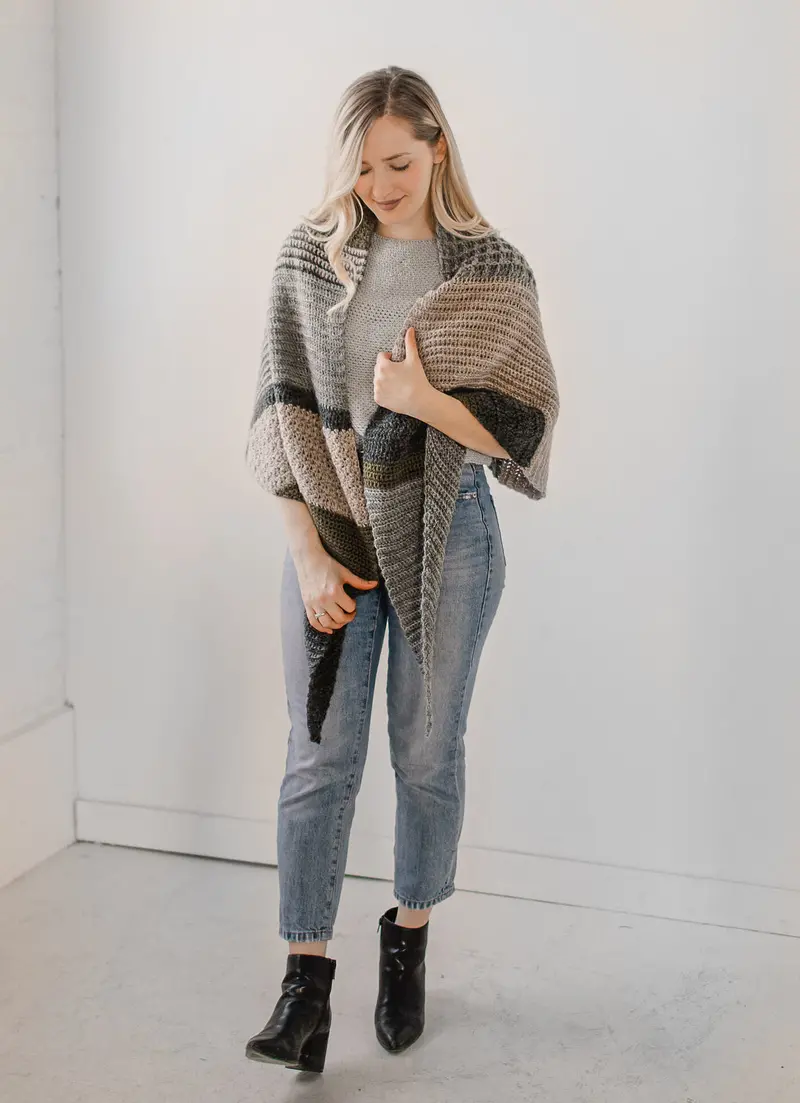Crochet Kit - River Grove Wrap 2