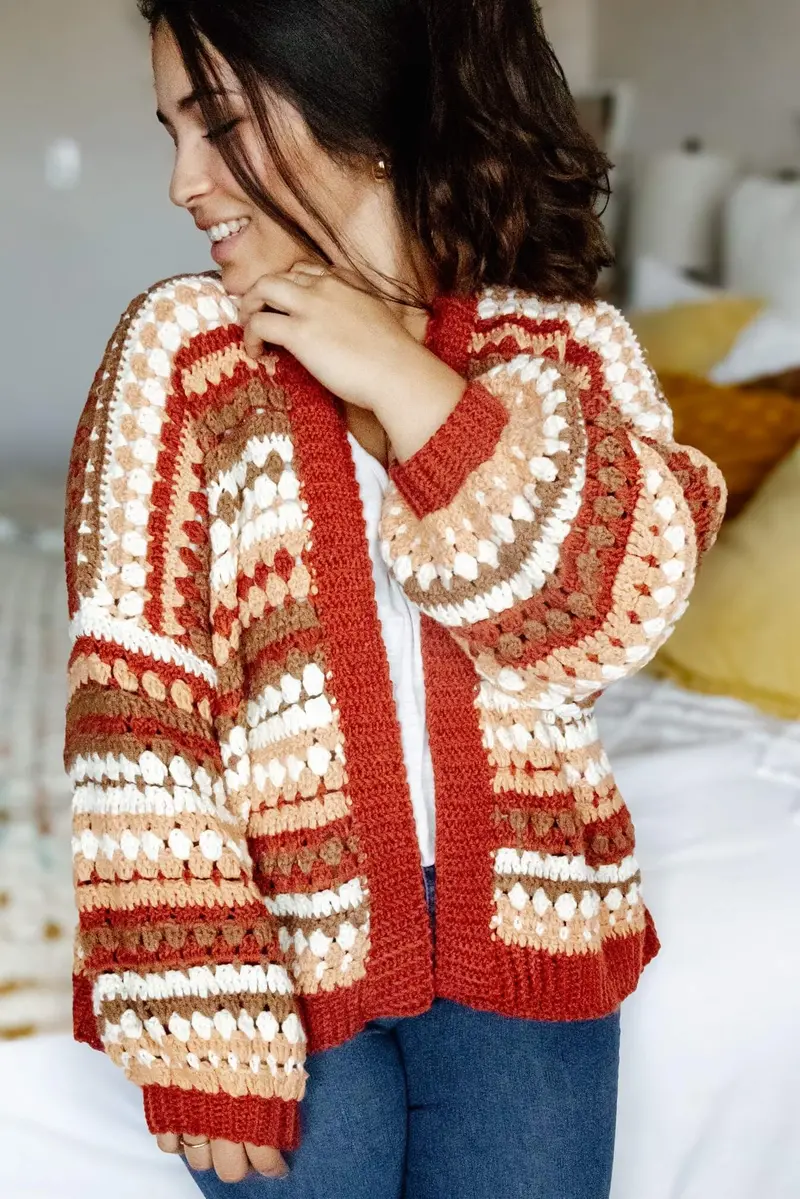 Crochet Kit - Riverbed Cardigan 1
