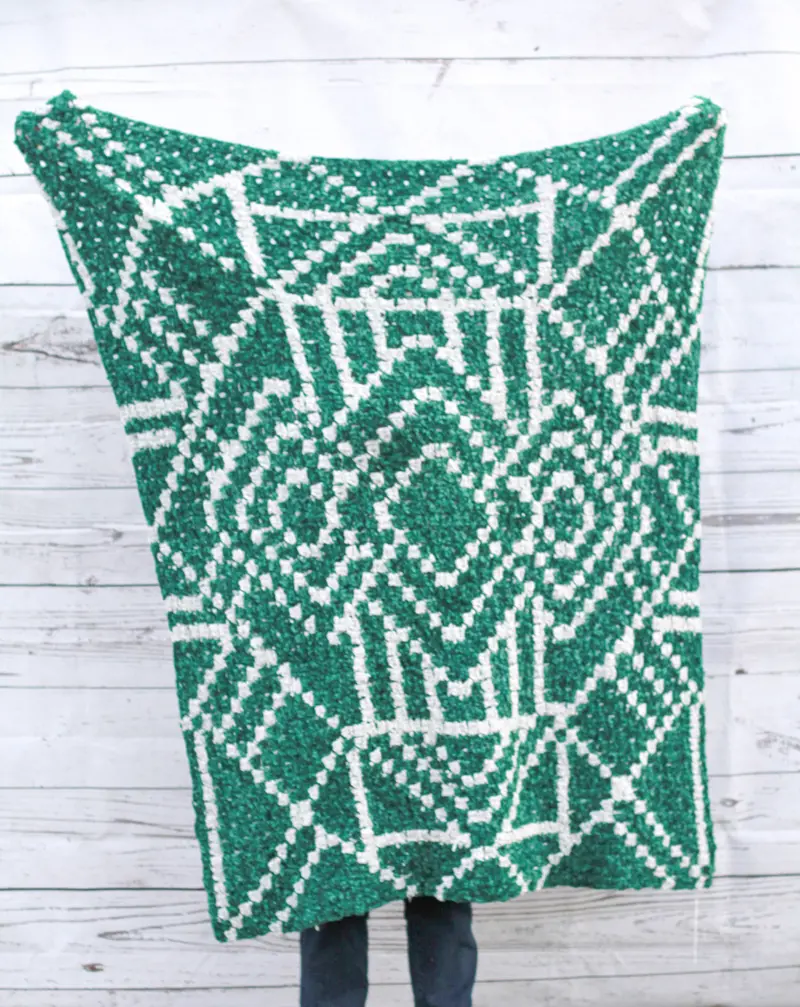 Crochet Kit - Roaring 20S C2c Blanket 1