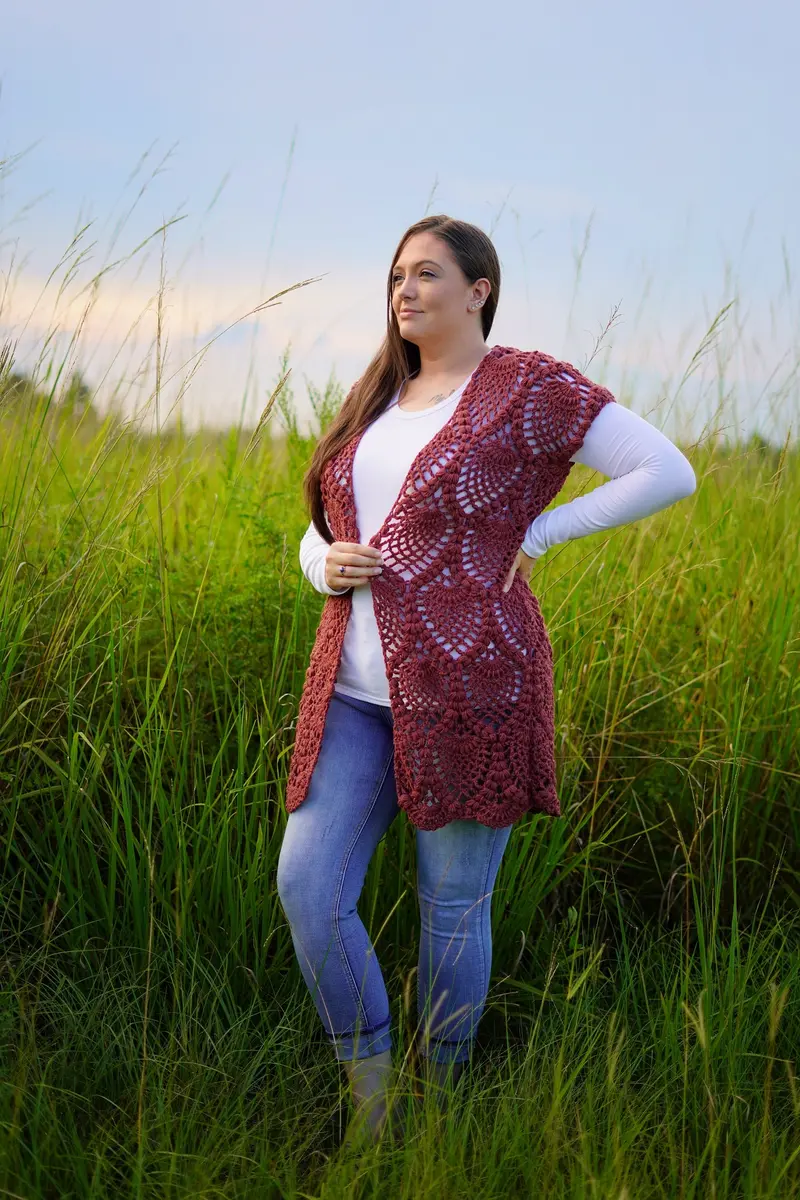 Crochet Kit - Romance Cardi 1