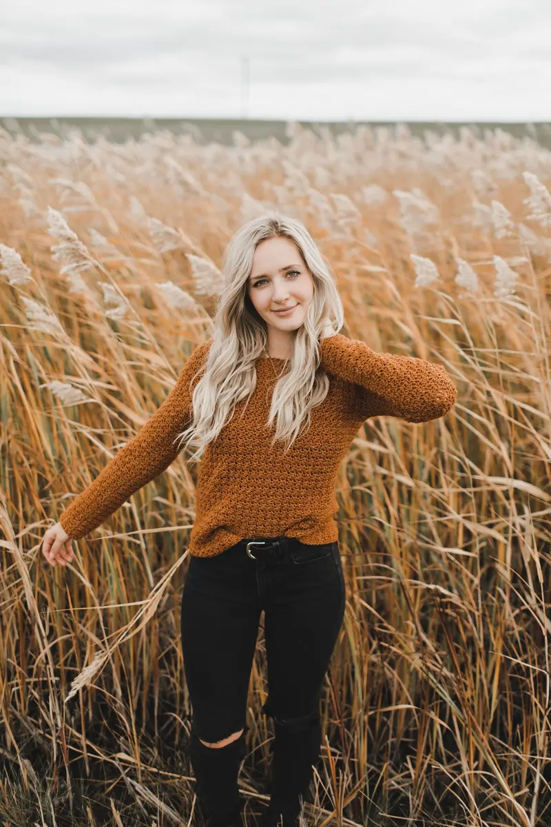 Crochet Kit - Rosebud Raglan 1