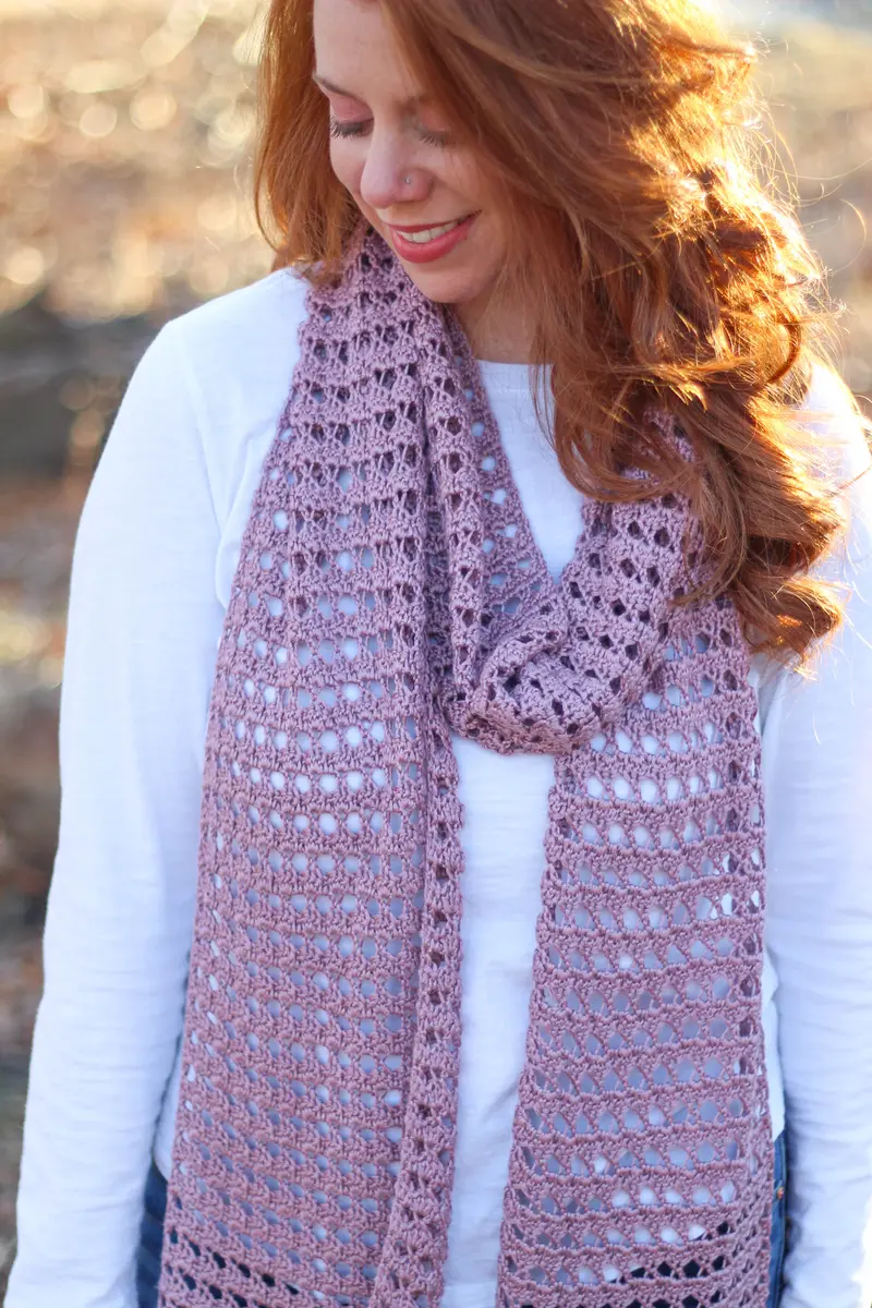 Crochet Kit - Rosewood Wrap 1