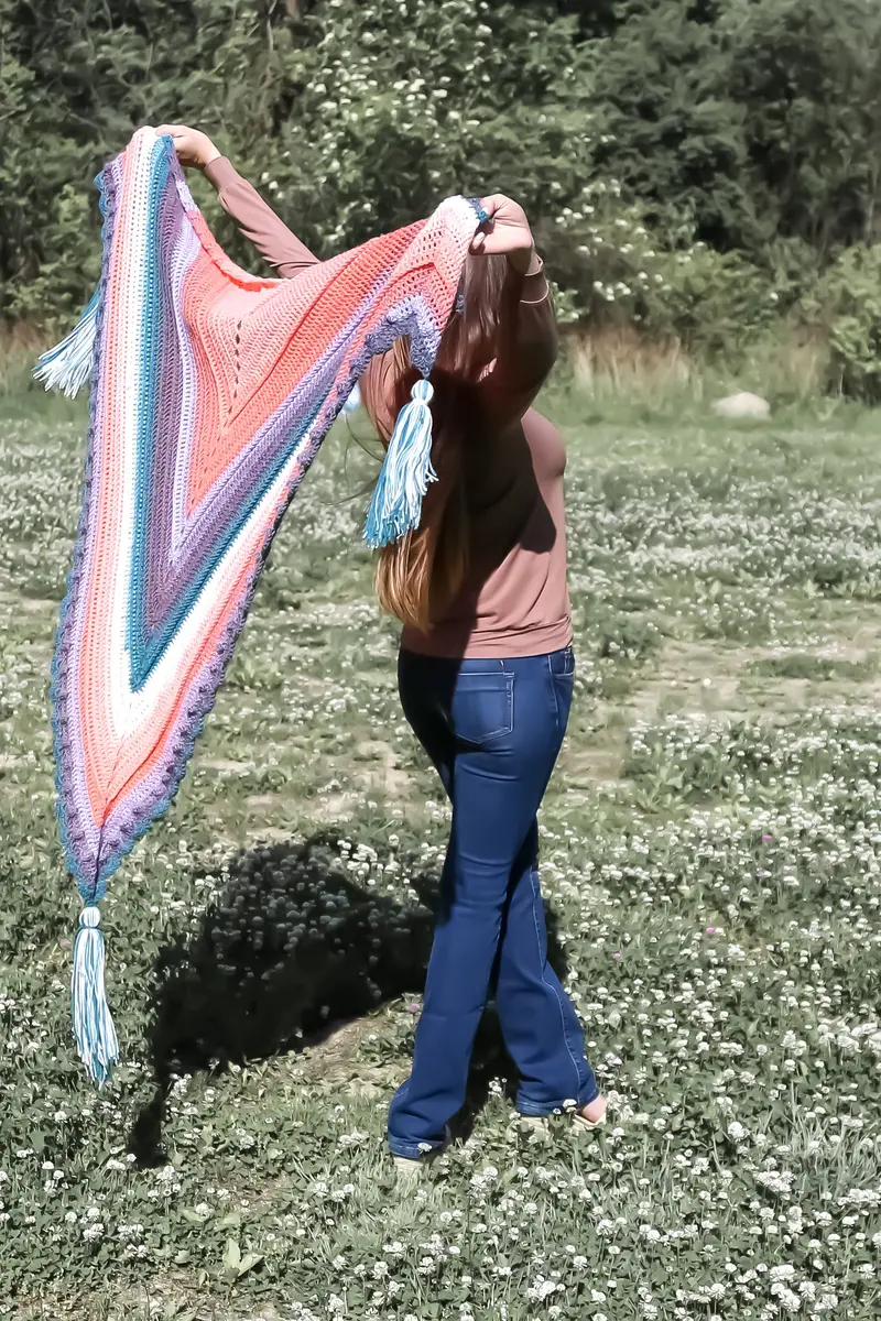 Crochet Kit - Roux Shawl 1