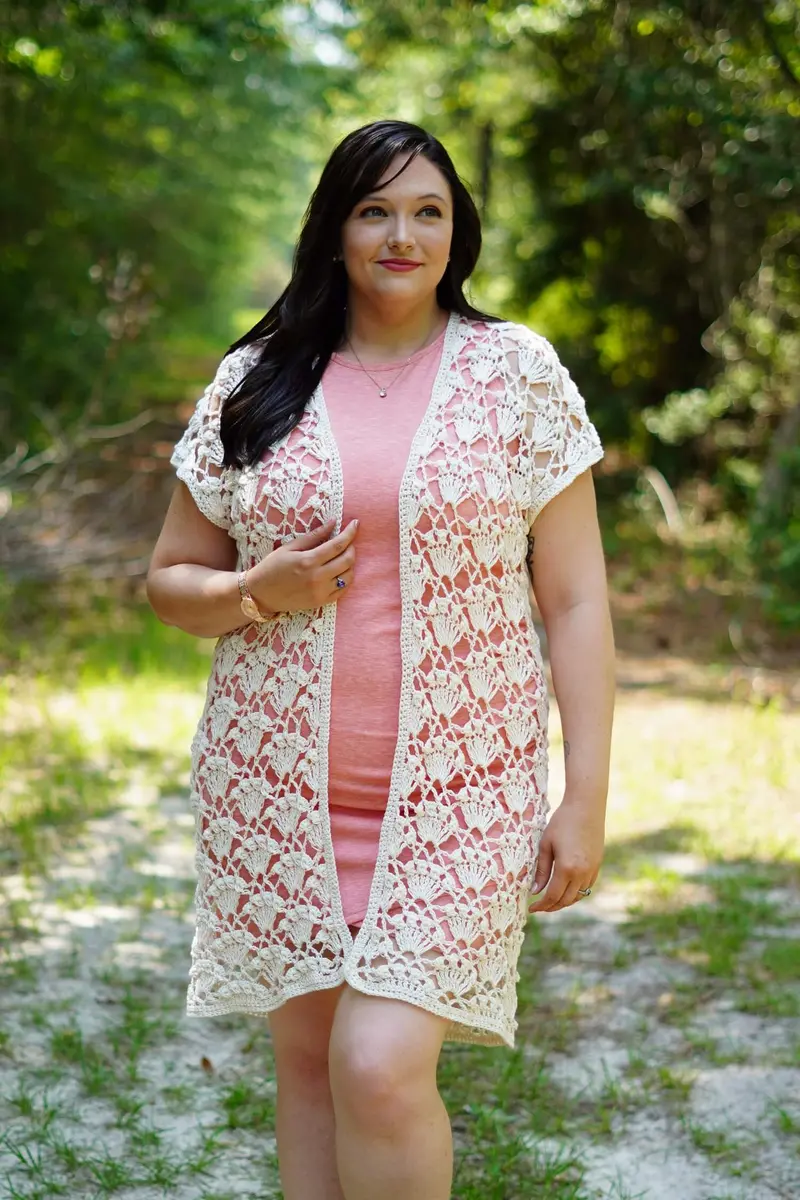 Crochet Kit - Royal Ruana 1