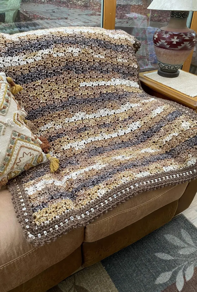 Crochet Kit - Sandalwood Blanket 1