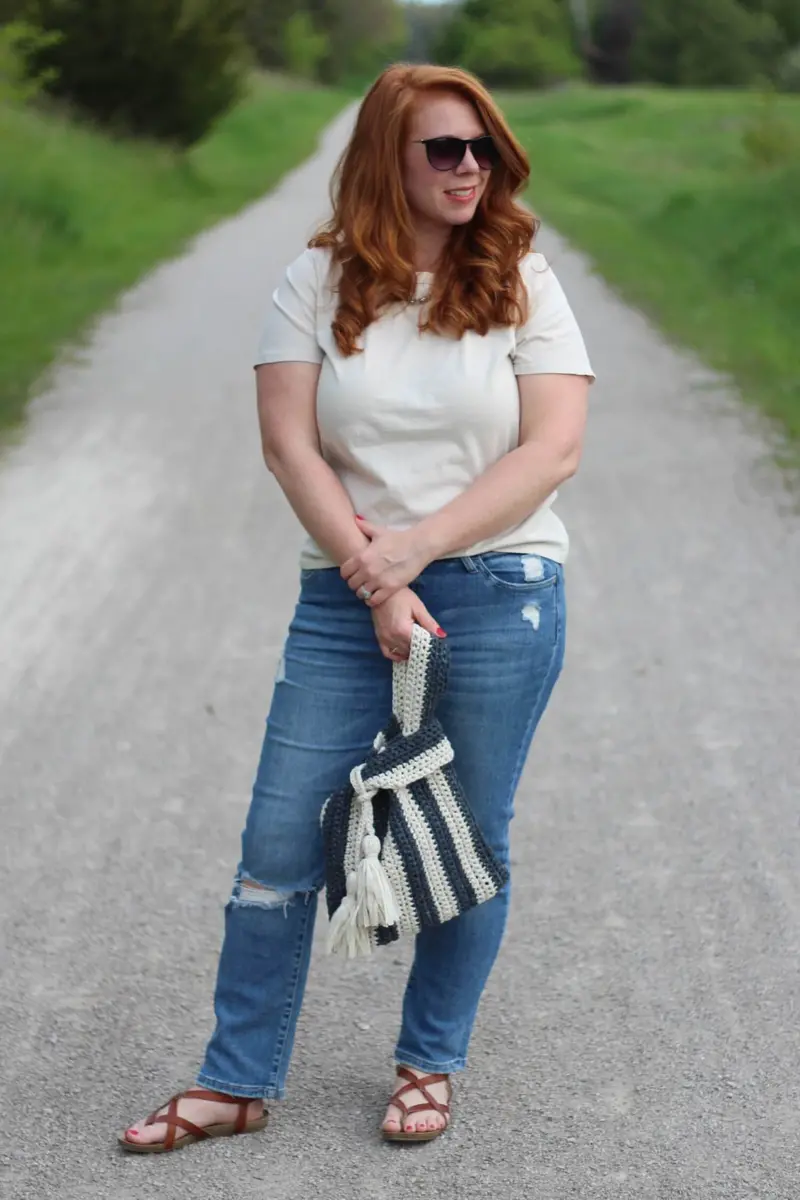 Crochet Kit - Sandstone Knot Bag 2
