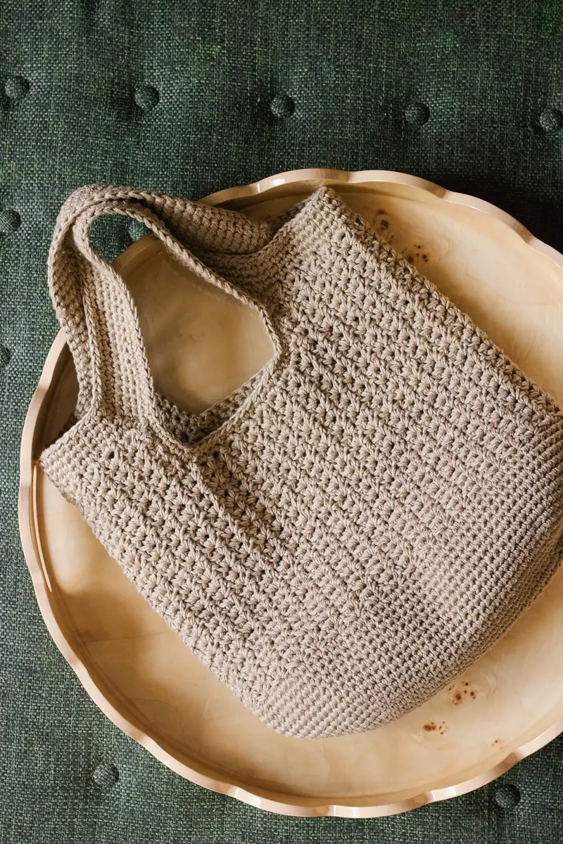 Crochet Kit - Sandstone Tote 1
