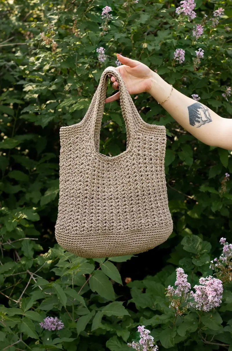 Crochet Kit - Sandstone Tote 2