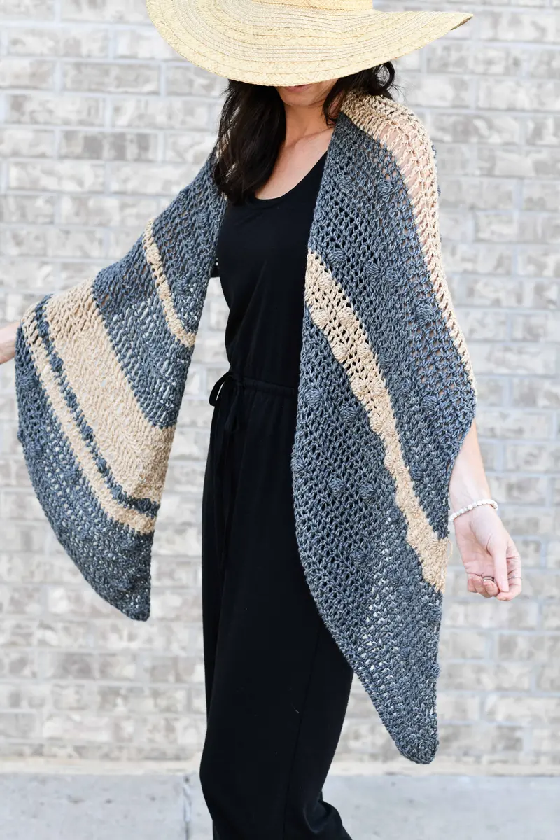 Crochet Kit - Santa Monica Wrap 1