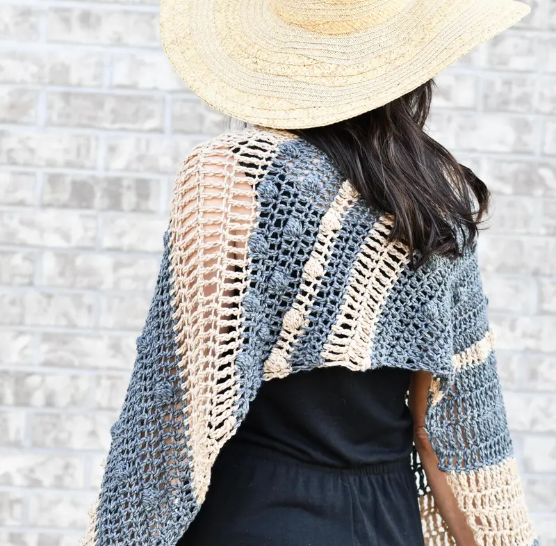 Crochet Kit - Santa Monica Wrap 2