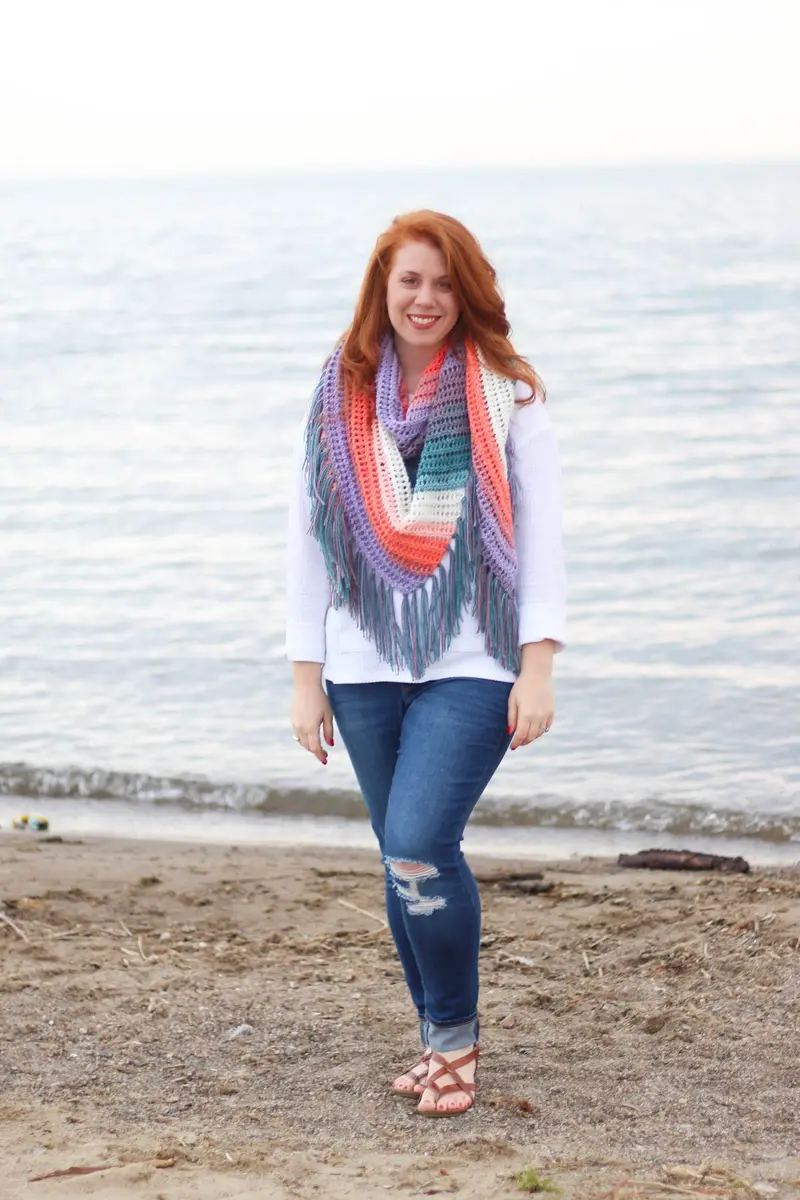 Crochet Kit - Sea Breeze Shawl 1