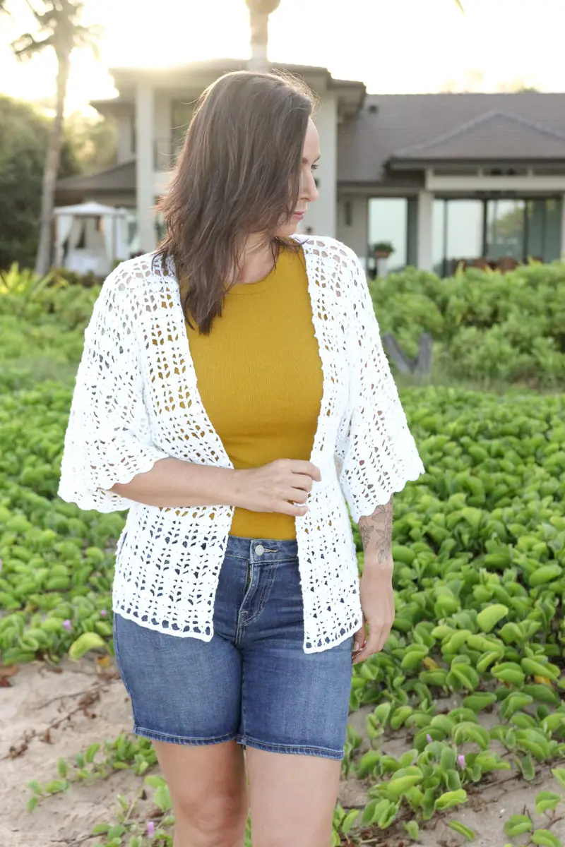 Crochet Kit - Seashore Cardigan 1