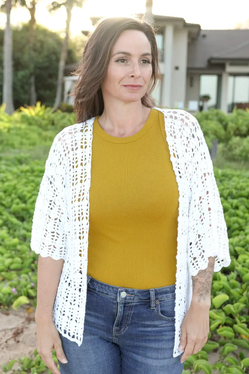Crochet Kit - Seashore Cardigan 2