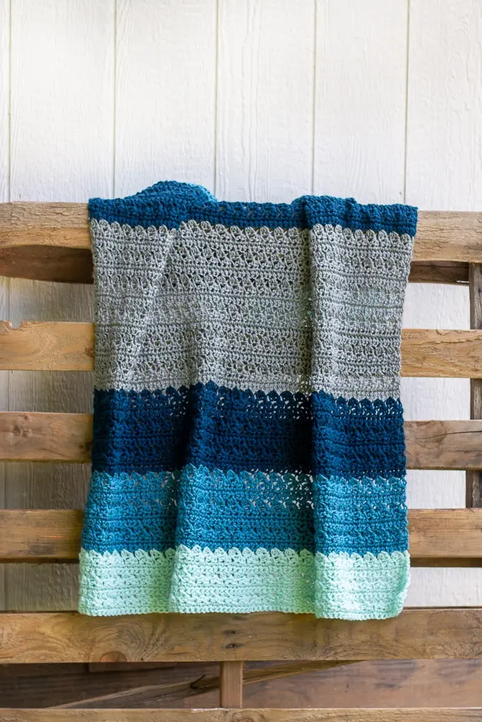 Crochet Kit - Simple Stitch Baby Blanket 1