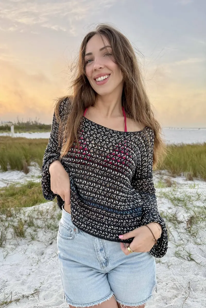 Crochet Kit - Sleepy Seaside Sweater 1