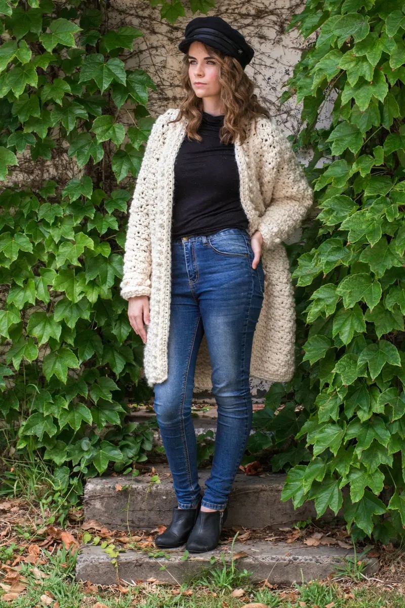 Crochet Kit - Snow Angel Cardigan 1
