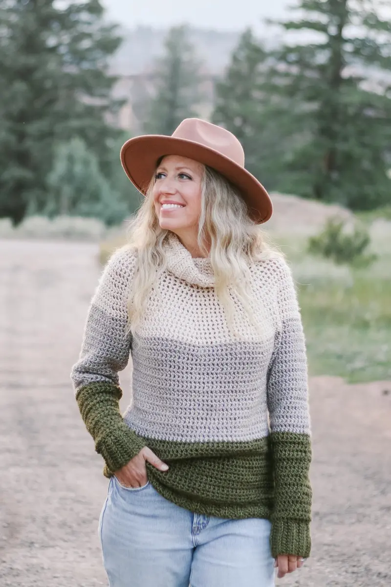 Crochet Kit - Snowbound Pullover 1