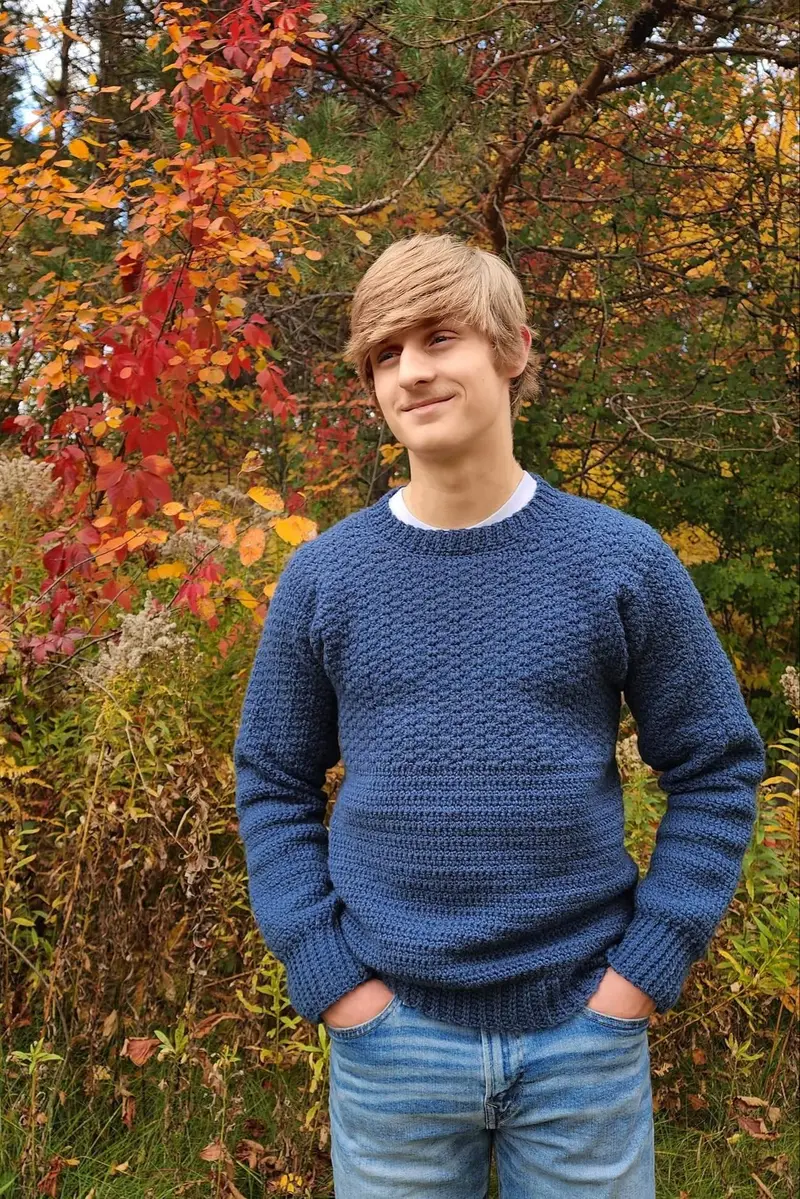 Crochet Kit - Split Level Pullover 1