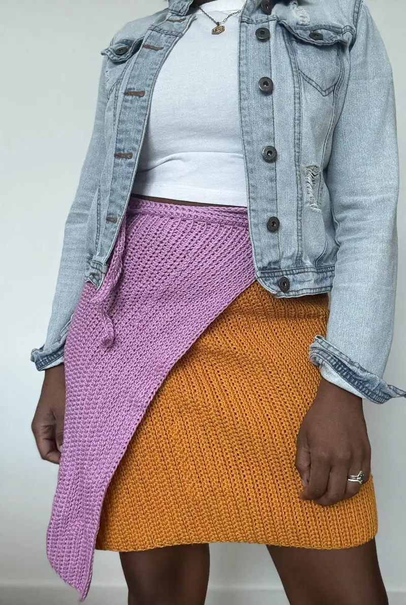 Crochet Kit - Split Stitch Wrap Skirt 1