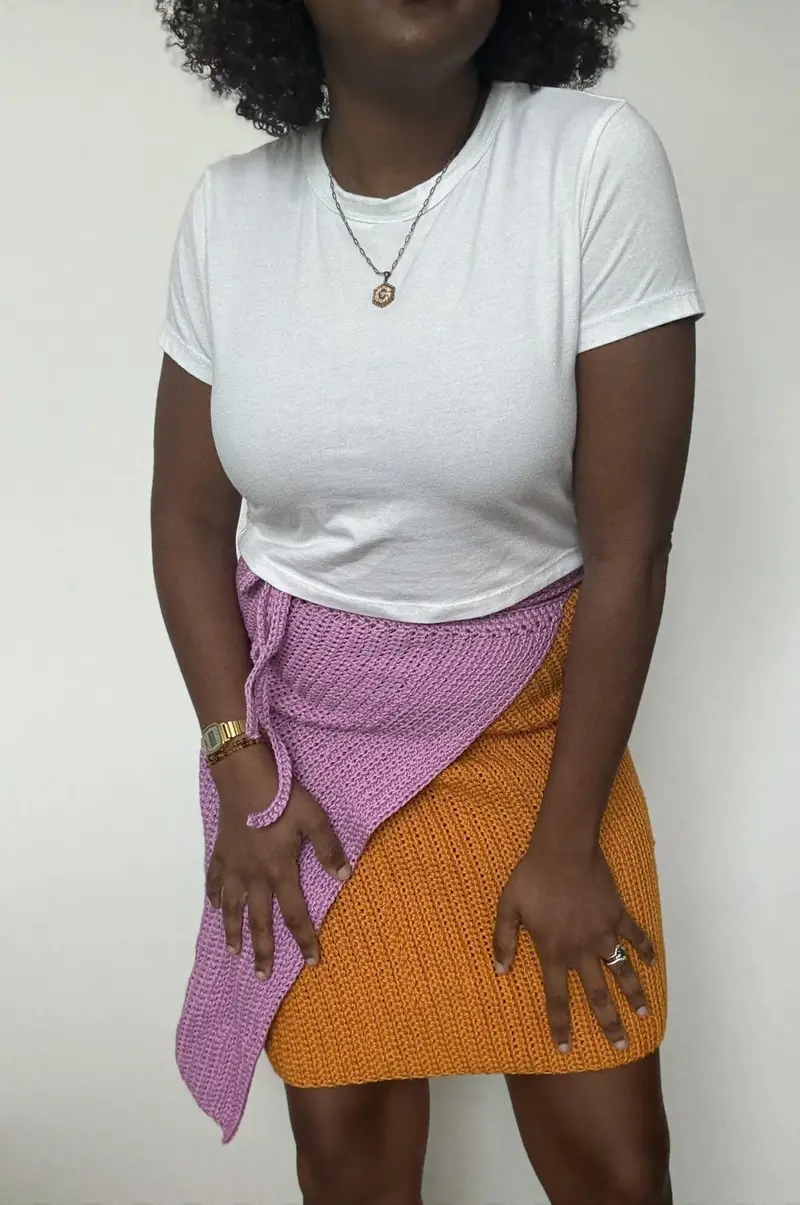 Crochet Kit - Split Stitch Wrap Skirt 2
