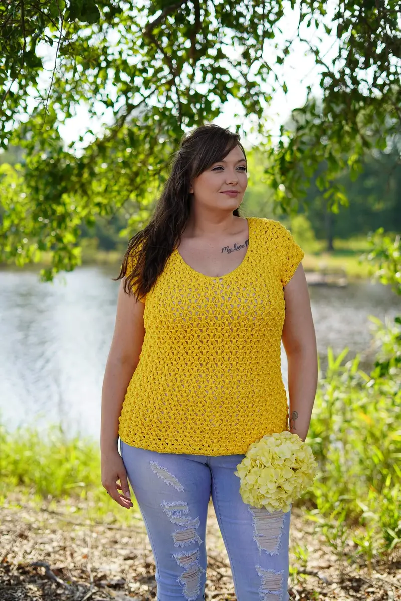 Crochet Kit - Spring Blossom Blouse 1