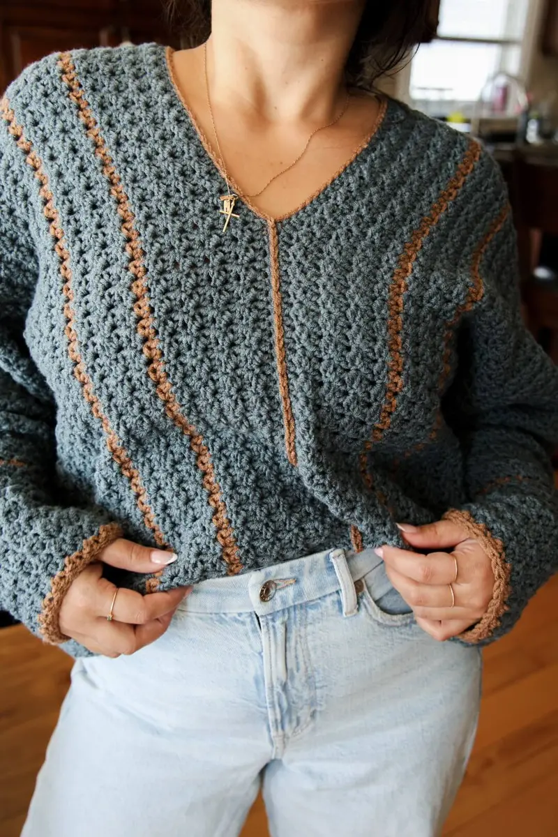 Crochet Kit - Springtide Sweater 1