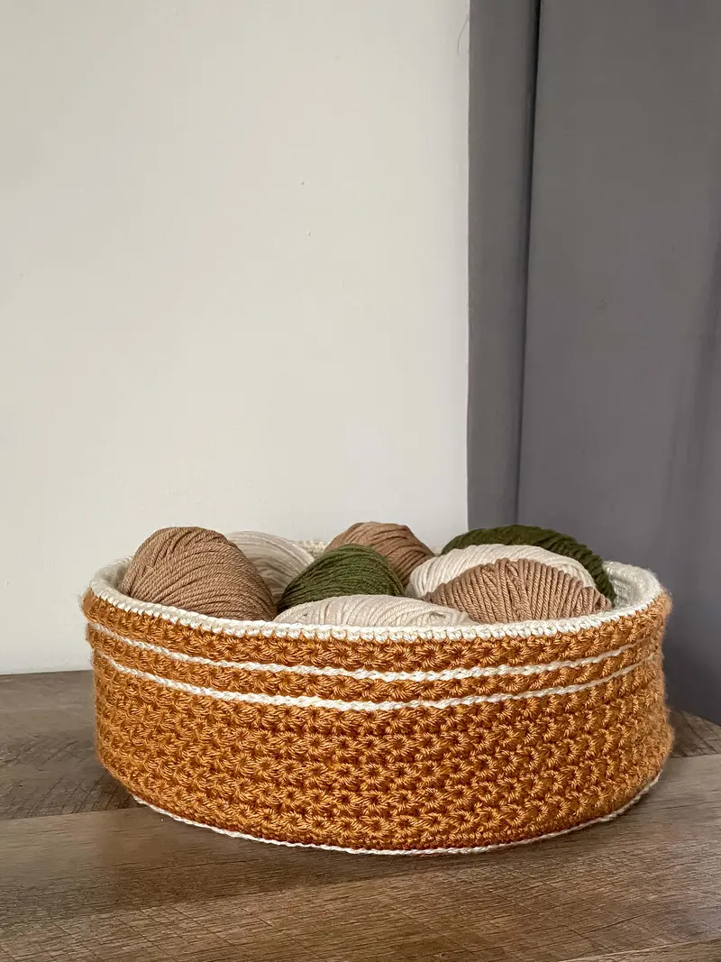 Crochet Kit - Star Stitch Basket 2