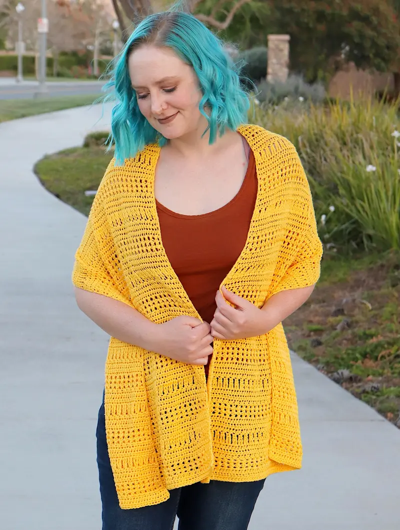 Crochet Kit - Stephanie Poncho 2