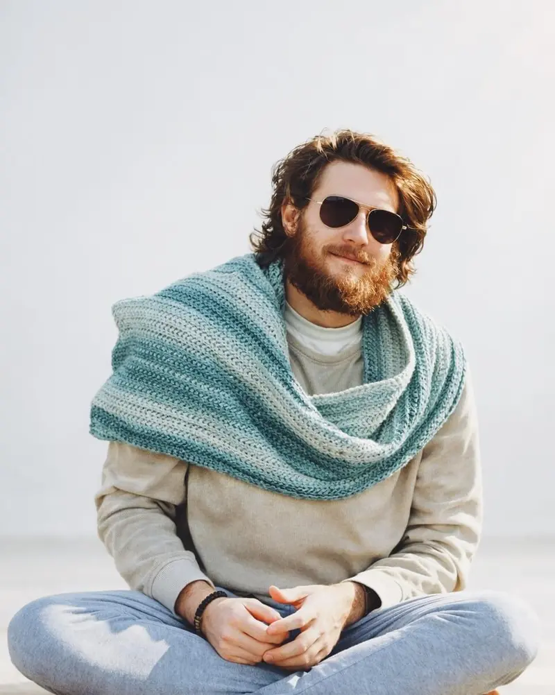 Crochet Kit - Stillness Crochet Wrap 1
