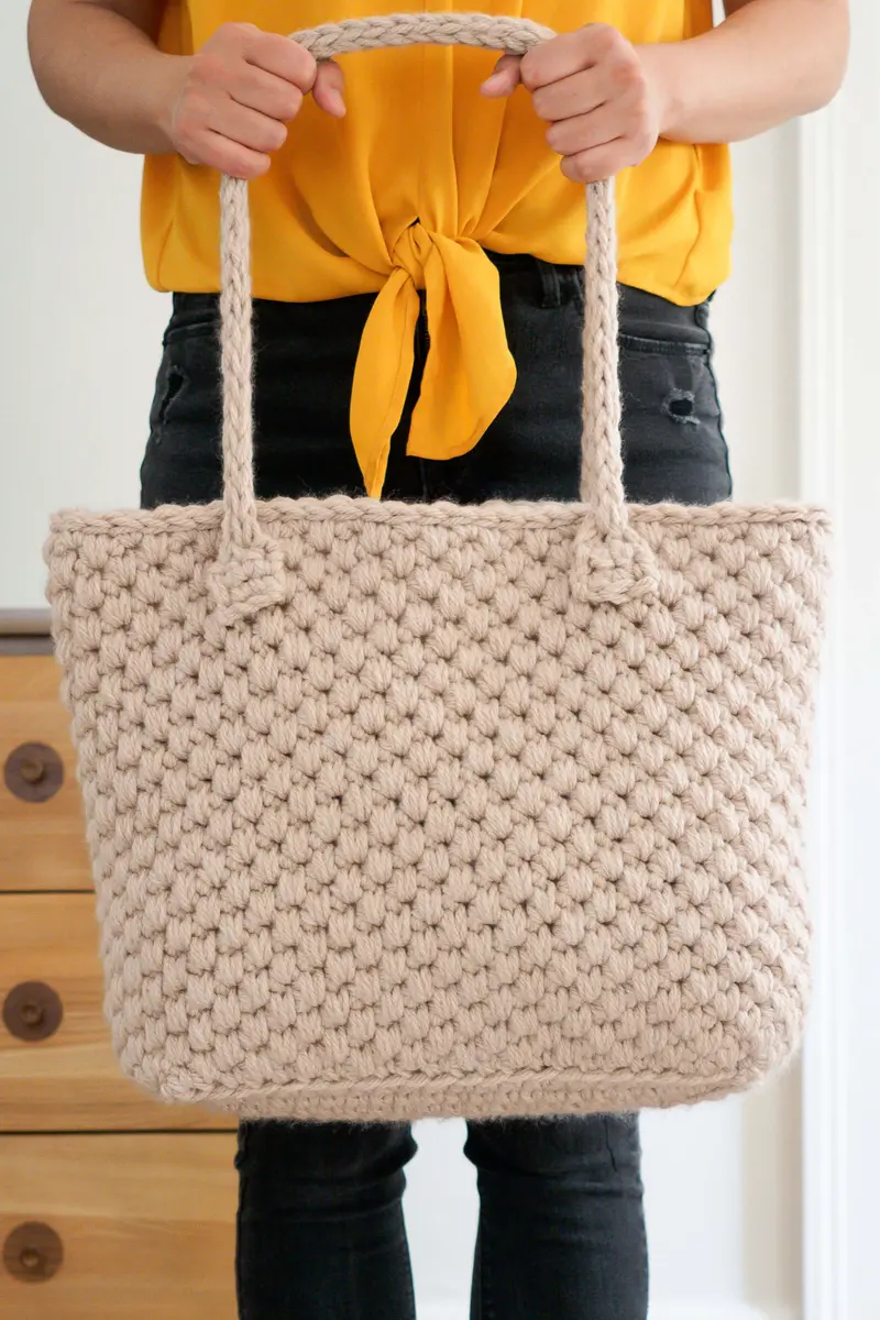 Crochet Kit - Stonecrop Tote 1