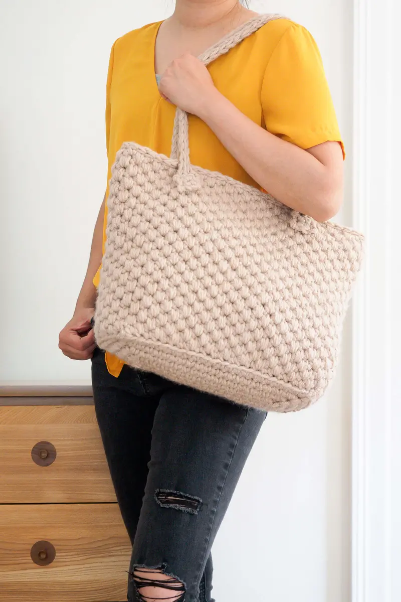 Crochet Kit - Stonecrop Tote 2