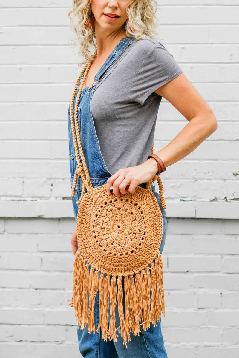 Crochet Kit - Street Fair Boho Purse 1