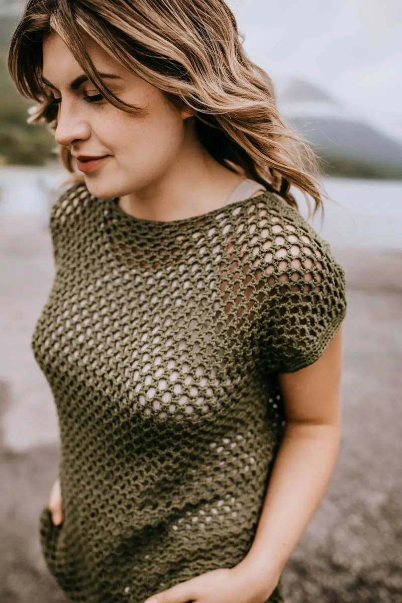 Crochet Kit - Summer Crochet Mesh Top 2