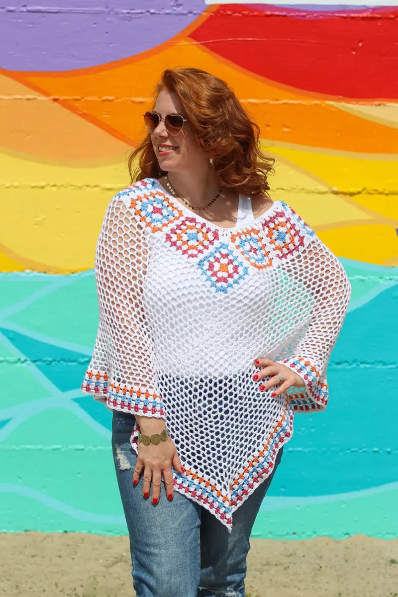 Crochet Kit - Summer Daze Poncho 1
