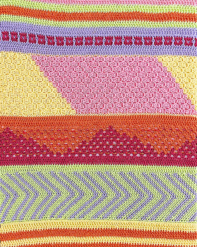 Crochet Kit - Summer Sherbet Sundae Throw 2