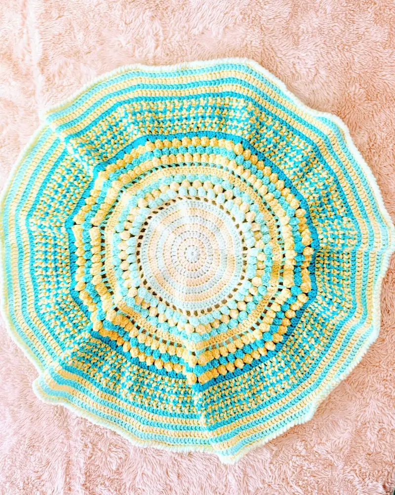 Crochet Kit - Sun And Sky Mandala 2