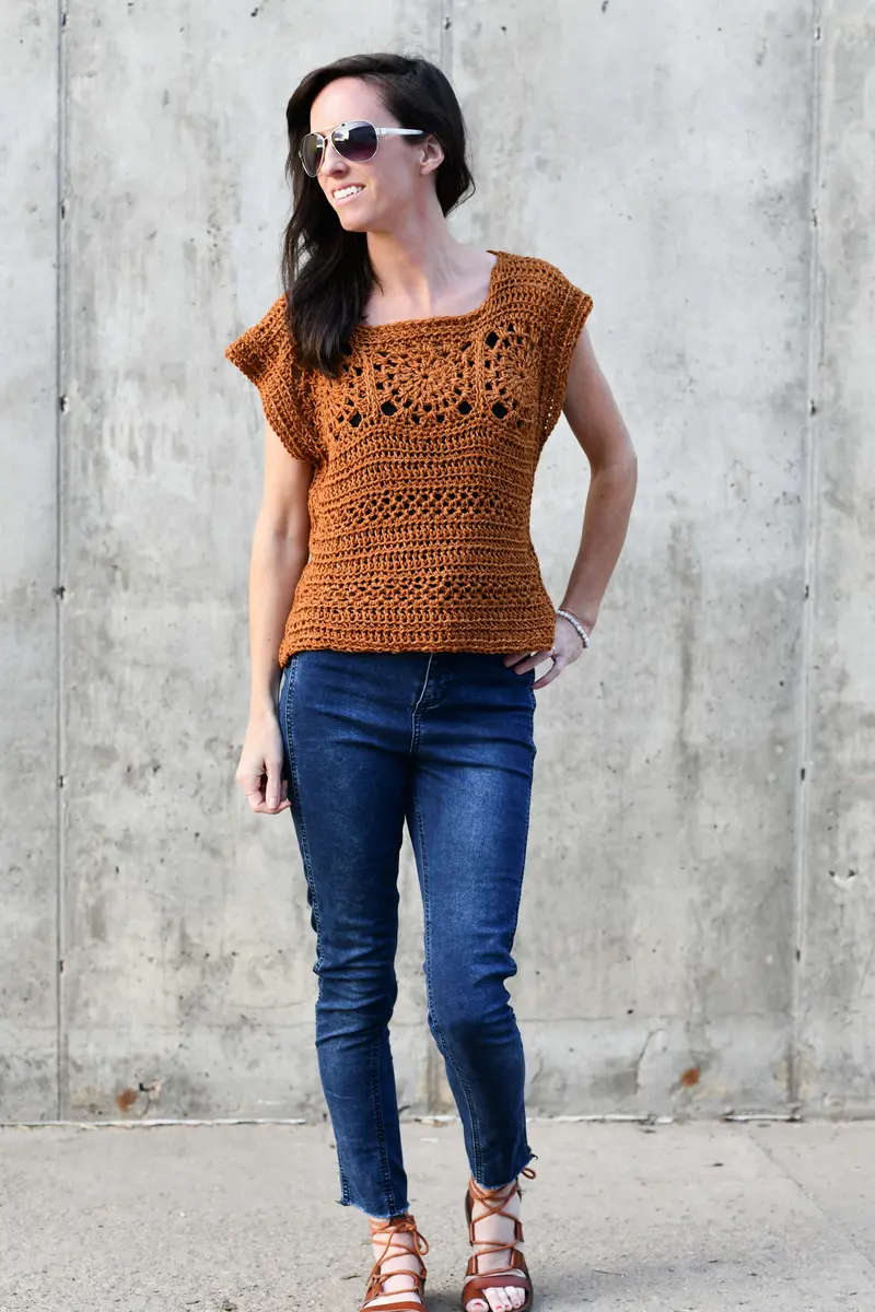 Crochet Kit - Sunburst Crop 1