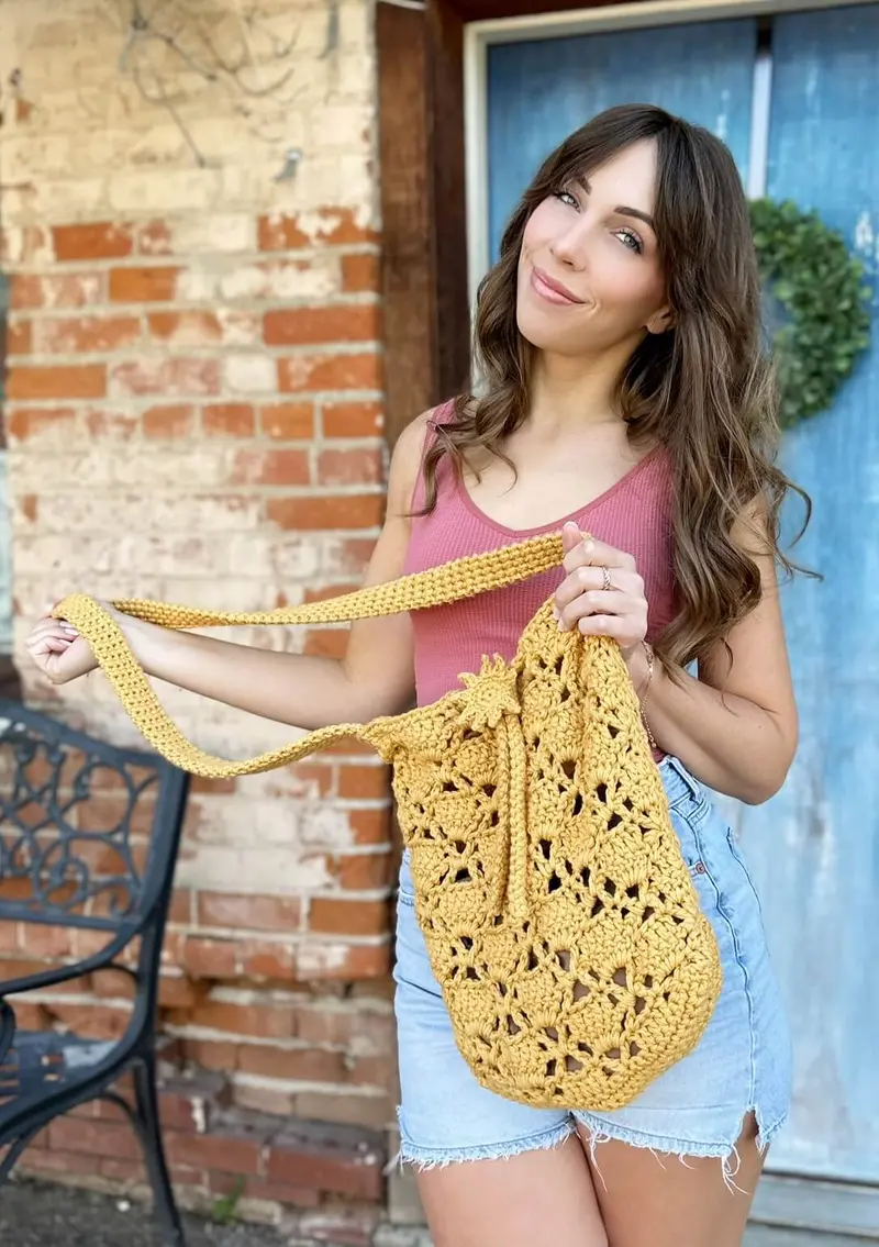 Crochet Kit - Sunny Cinch Satchel 2